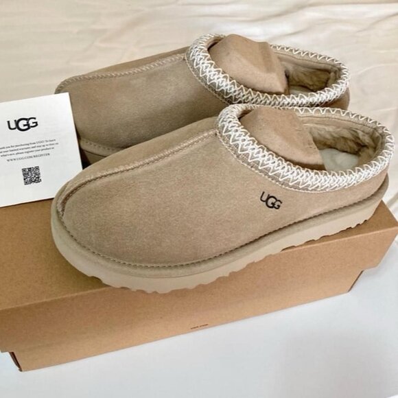 UGG Tasman Slippers Mustard Seed W5 - Picture 1 of 8